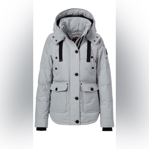 New Moose Knuckles Gray Jacket - Picture 4 of 12